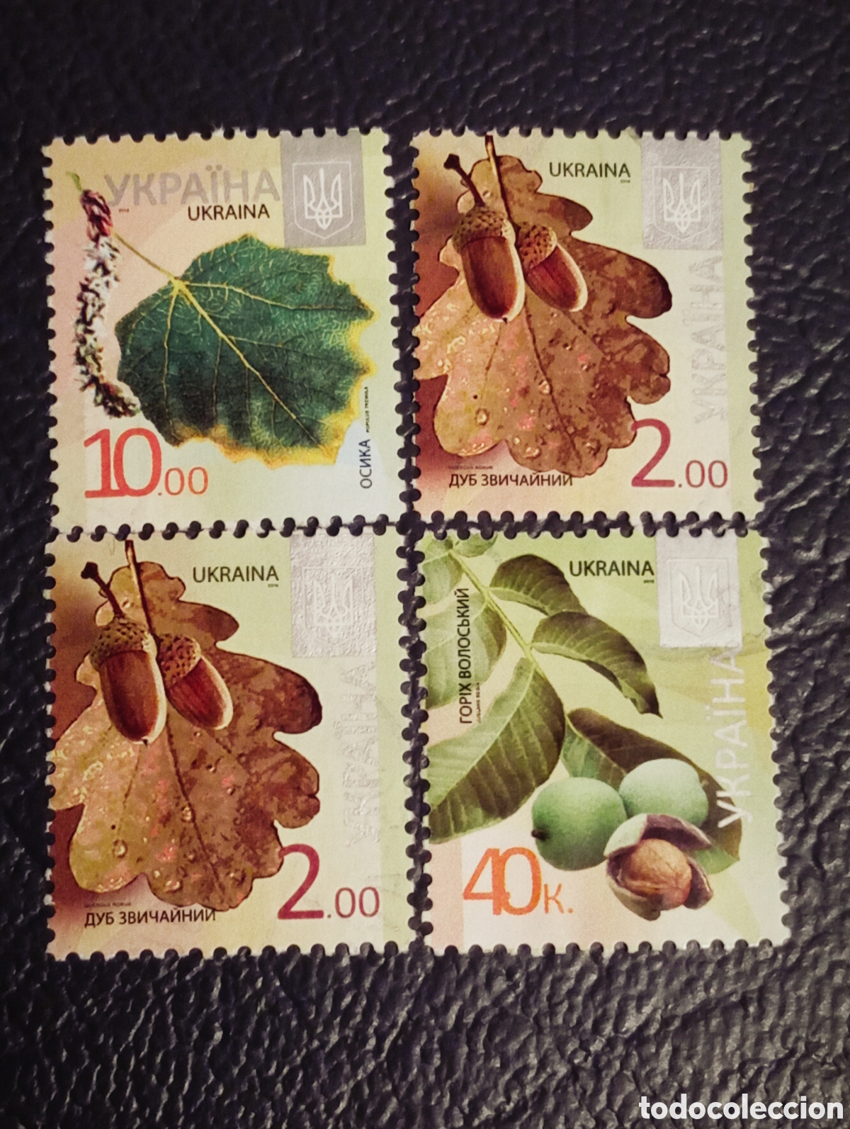 Sellos: 2012 Ucrania VIII Serie Definitiva Flora (Mi 1217, 1224, 1230) MH