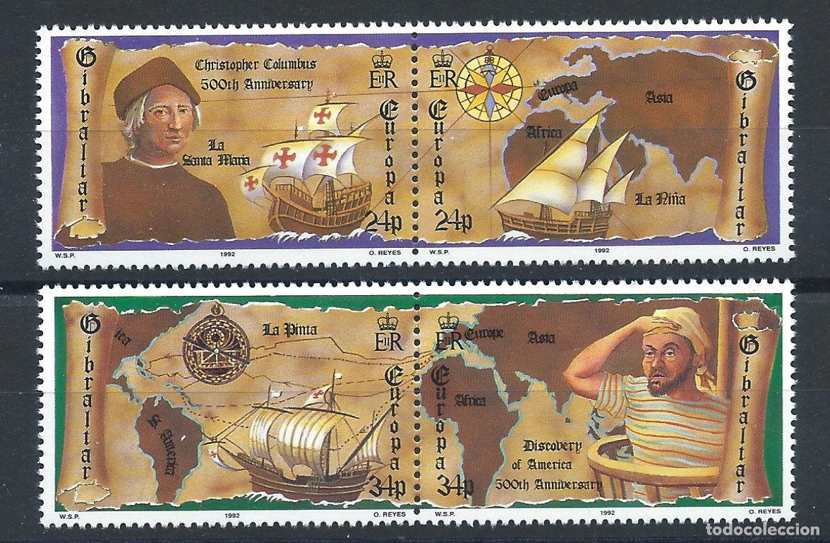 Sellos: Gibraltar N&deg;647/50** (MNH) 1992 - Europa &rdquo;Christophe Colomb&rdquo;