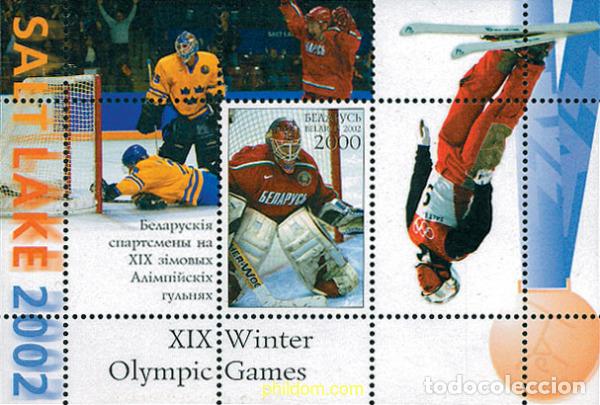 Sellos: 101004 MNH BIELORRUSIA 2002 19 JUEGOS OLIMPICOS INVIERNO. SALT LAKE CITY 2002