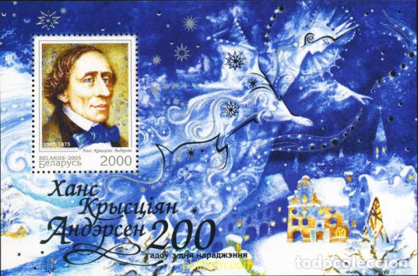 Sellos: 187468 MNH BIELORRUSIA 2005 200 ANIVERSARIO DEL NACIMIENTO DE HANS CHRISTIAN ANDERSEN