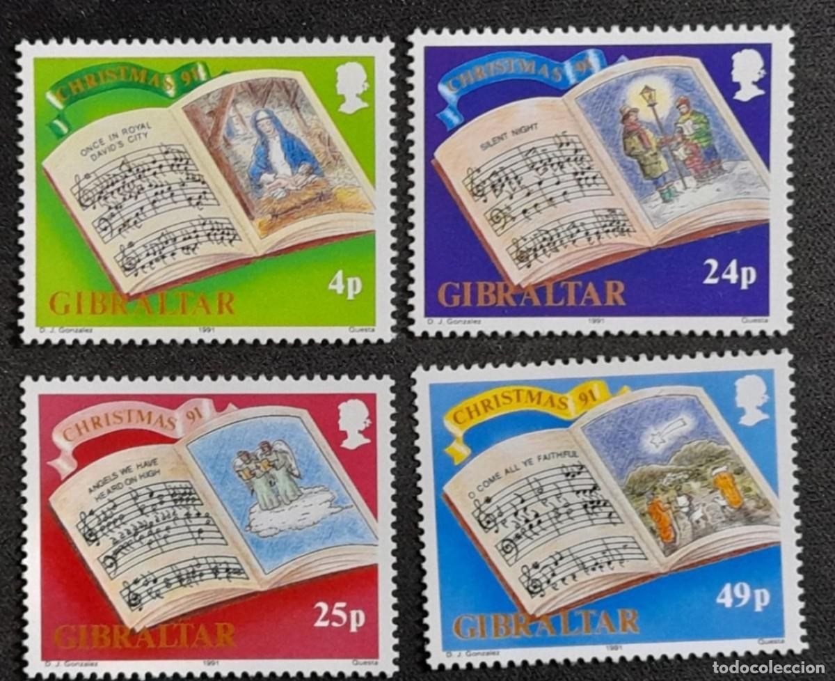 Sellos: SELLOS** GIBRALTAR 1991, YT 637/ 40