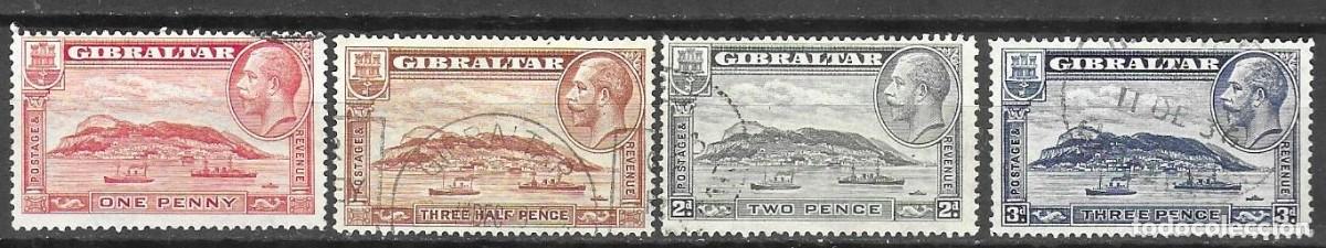 Sellos: SELLOS USADOS GIBRALTAR 1931, YT 91/ 94