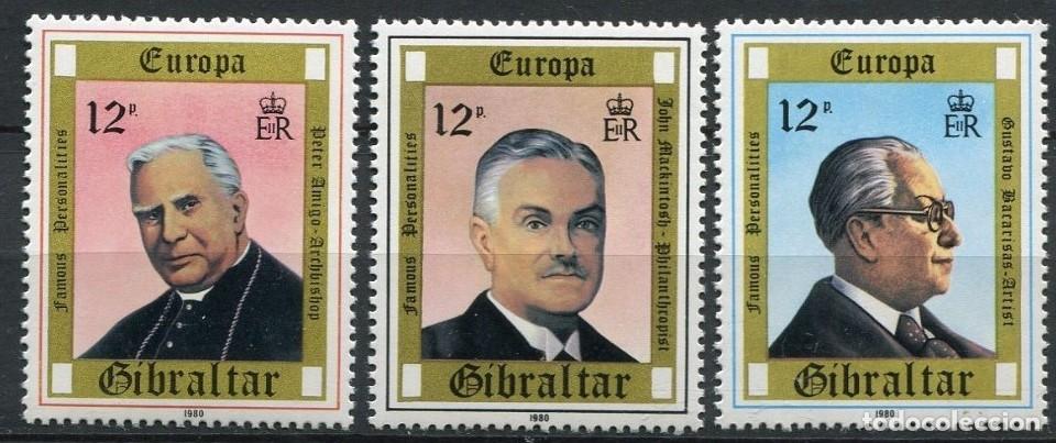 Sellos: SELLOS** GIBRALTAR 1980, YT 407/ 09