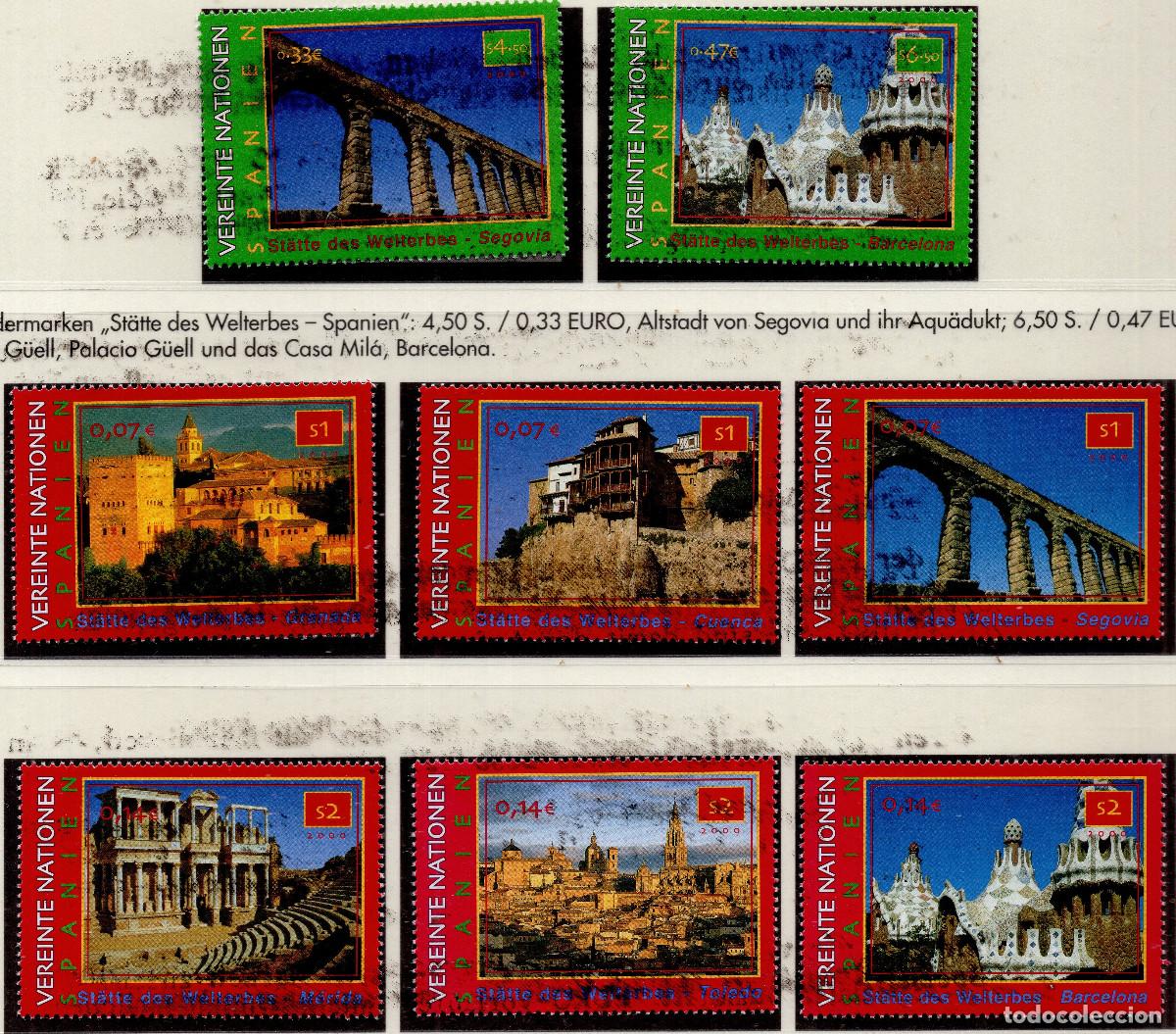 Sellos: ONU VIENA 2000 STAMPS MICHEL NT-WN 317-324