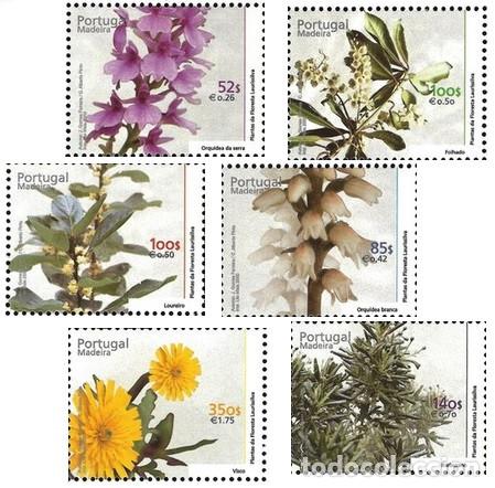 Sellos: Madeira 2000, SW-205/10 &rdquo;Flores locales&rdquo;./ Nuevo, sin charnela. MNH.