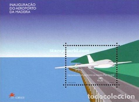 Sellos: Madeira 2000, SW-2011HB &rdquo;Inauguraci&oacute;n del Aeropuerto&rdquo;./ Nuevo, sin charnela. MNH.