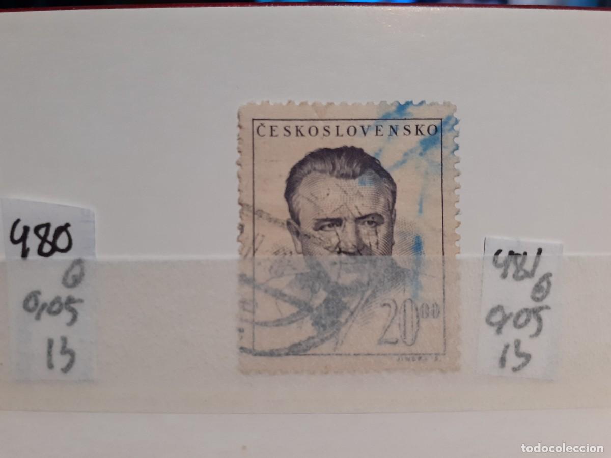 Sellos: SELLOS DE CHECOSLOVAQUIA. USADOS .YVERT N&ordm; 481