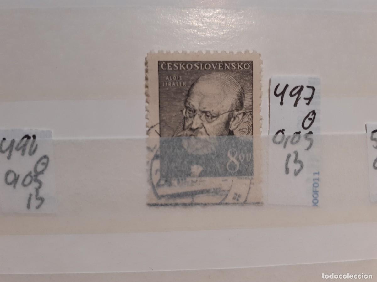 Sellos: SELLOS DE CHECOSLOVAQUIA. USADOS .YVERT N&ordm; 497