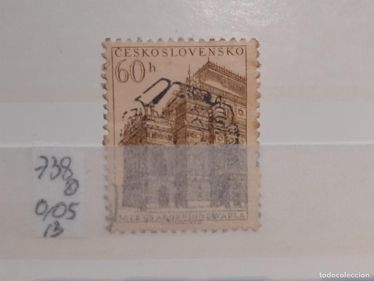 Sellos: SELLOS DE CHECOSLOVAQUIA. USADOS .YVERT N&ordm; 738
