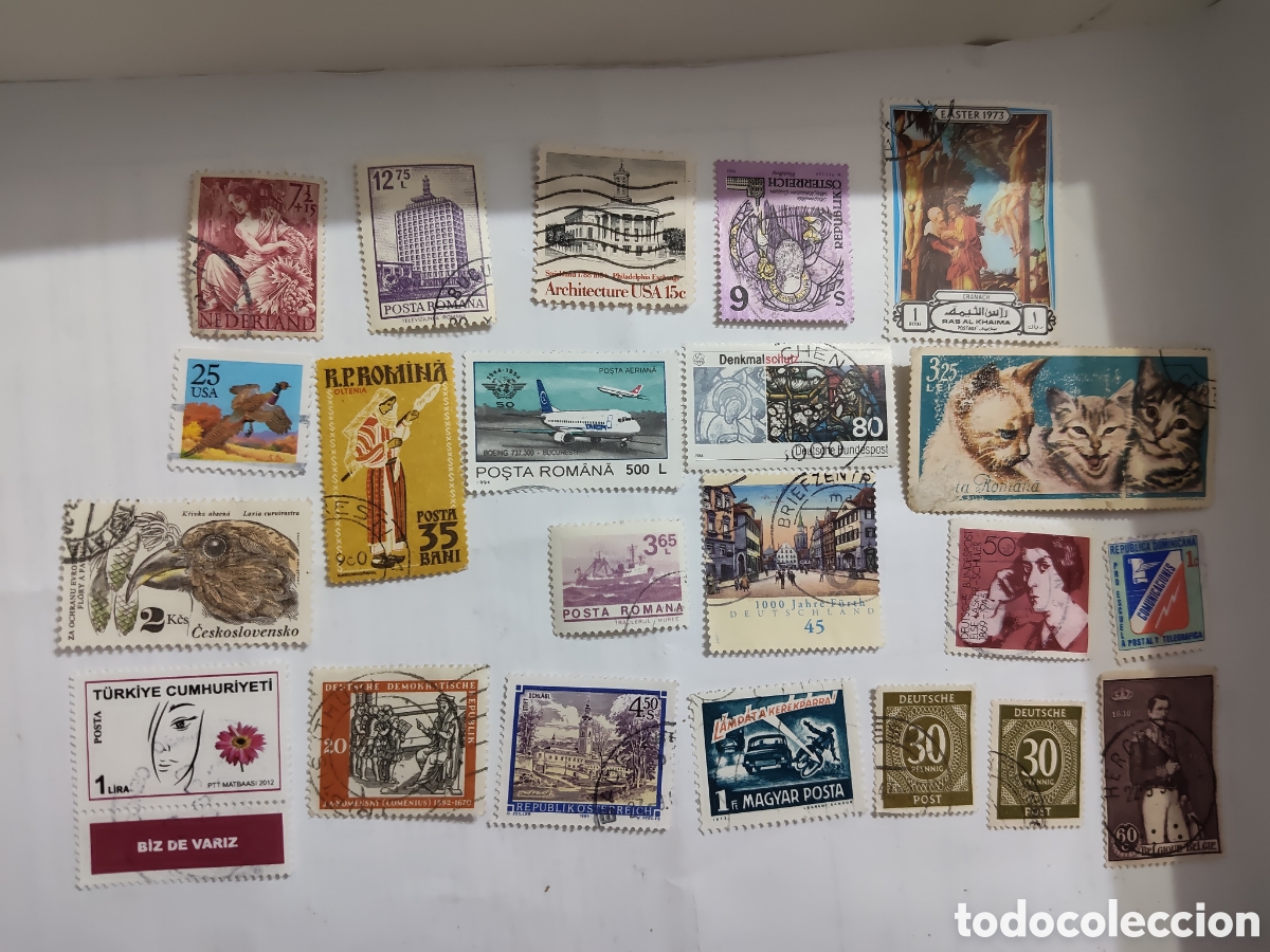 Sellos: 22 Sellos variados del mundo muy buenos