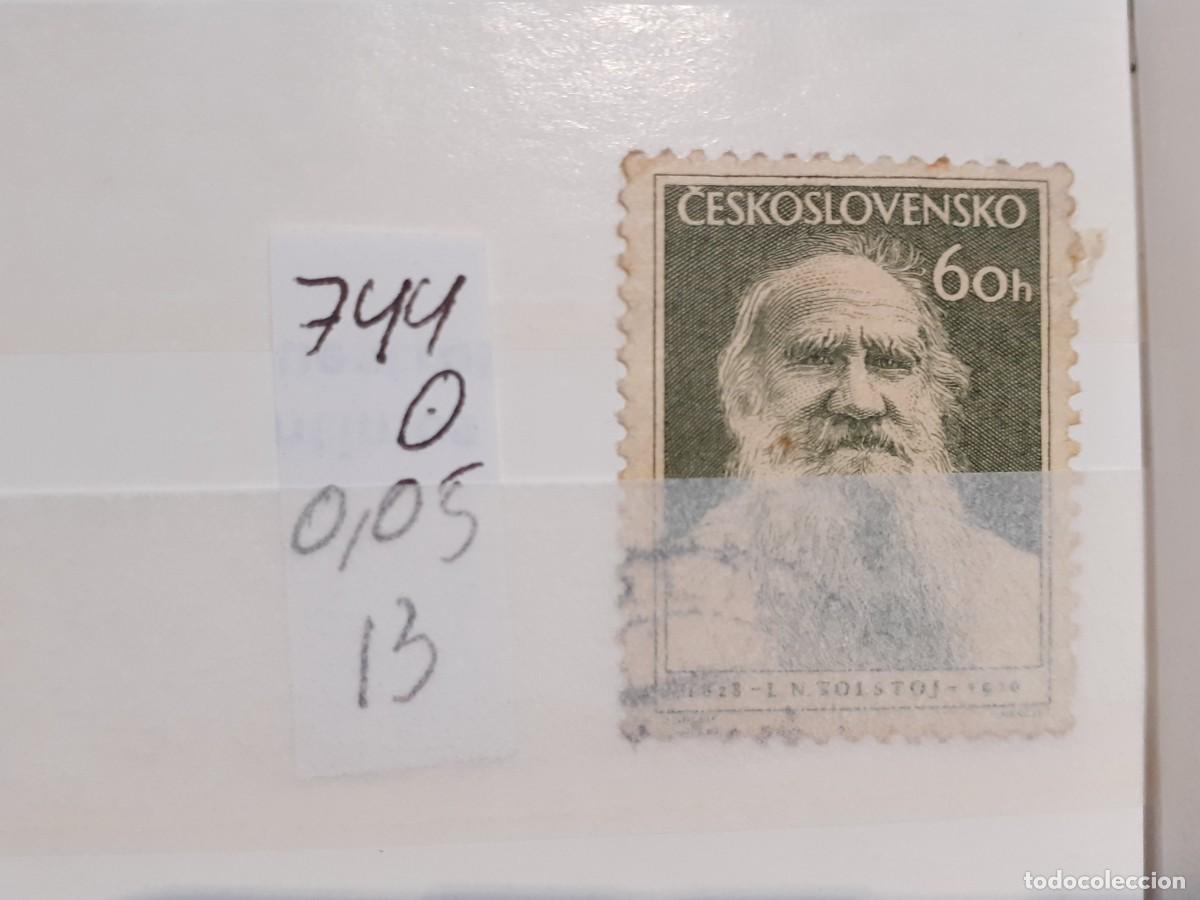 Sellos: SELLOS DE CHECOSLOVAQUIA. USADOS .YVERT N&ordm; 744