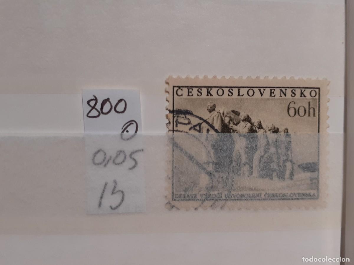 Sellos: SELLOS DE CHECOSLOVAQUIA. USADOS .YVERT N&ordm; 800