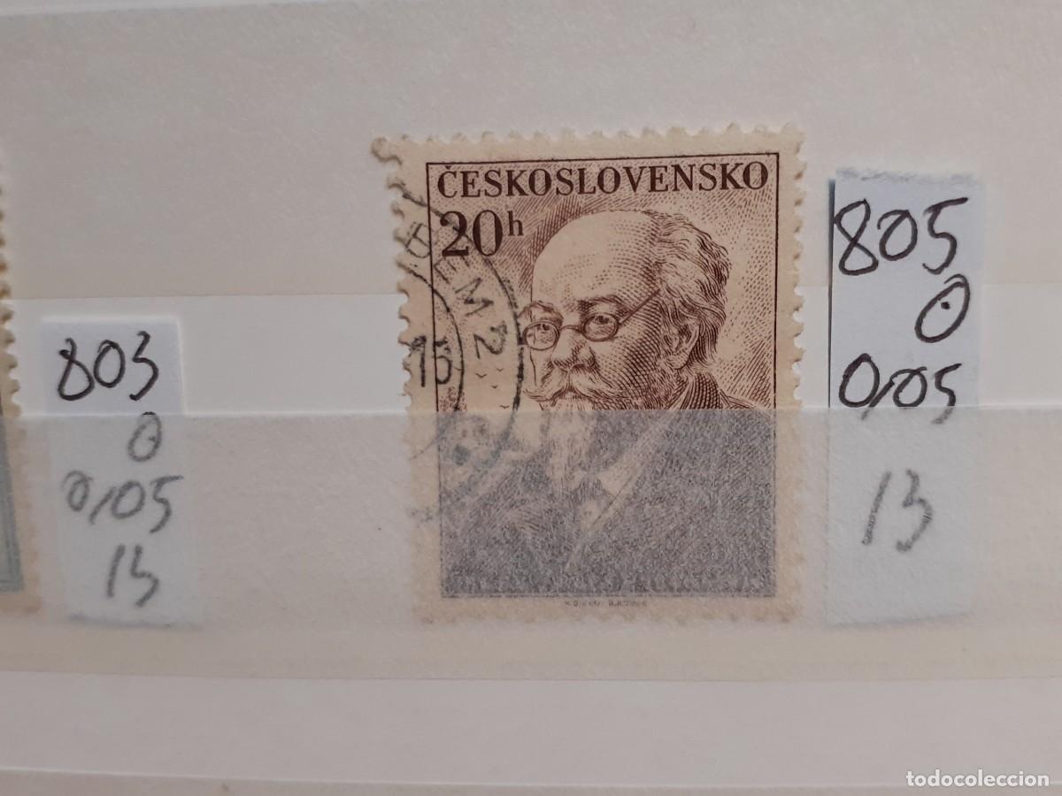 Sellos: SELLOS DE CHECOSLOVAQUIA. USADOS .YVERT N&ordm; 805