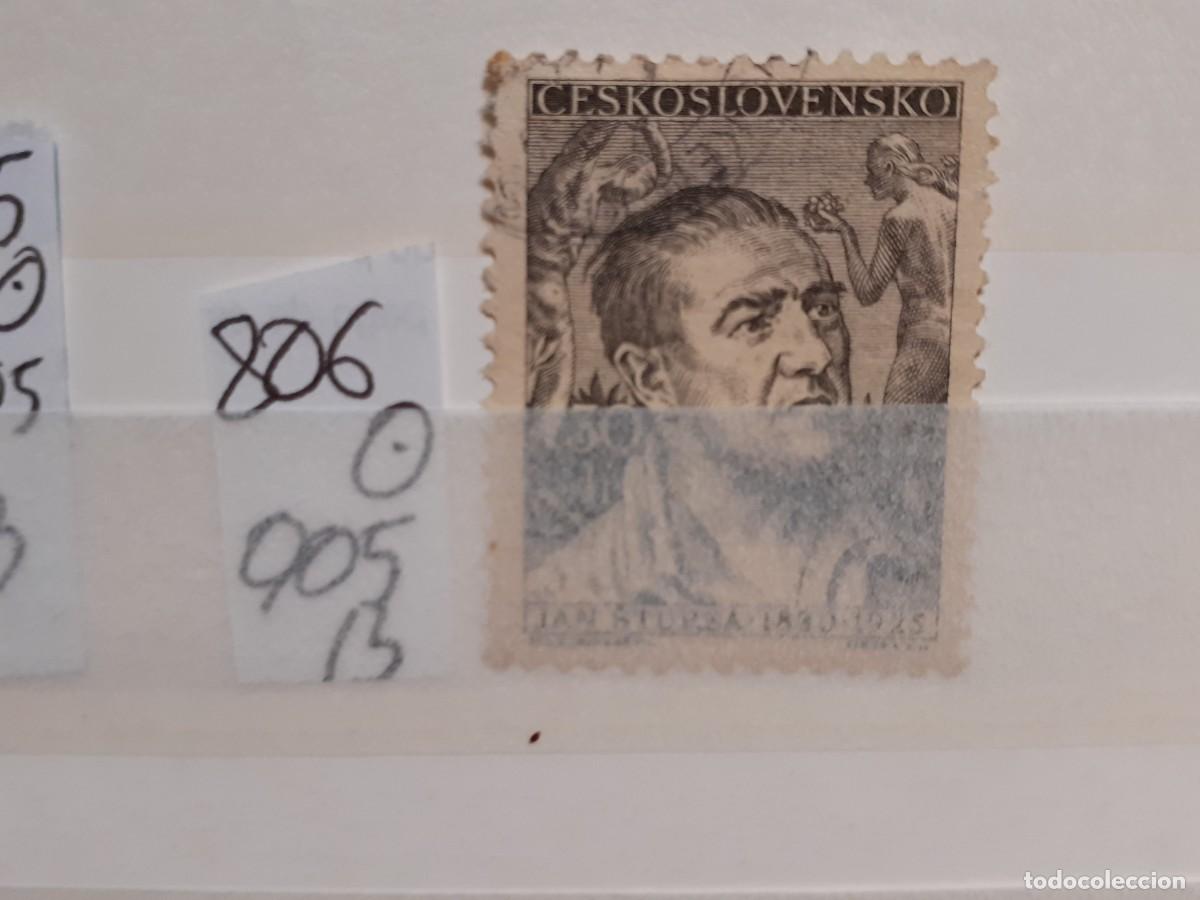 Sellos: SELLOS DE CHECOSLOVAQUIA. USADOS .YVERT N&ordm; 806