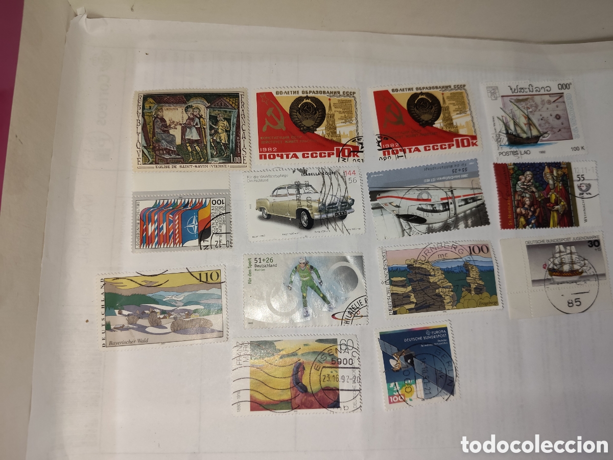 Sellos: 14 Sellos del mundo variados muy buenos