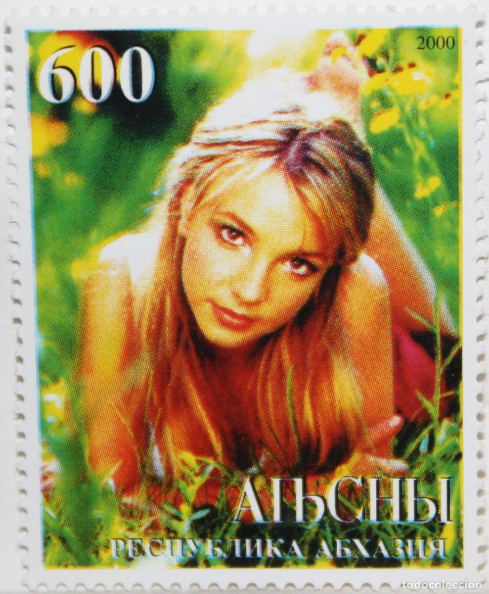 Sellos: Sello Postal Britney Spears 2000 Albania