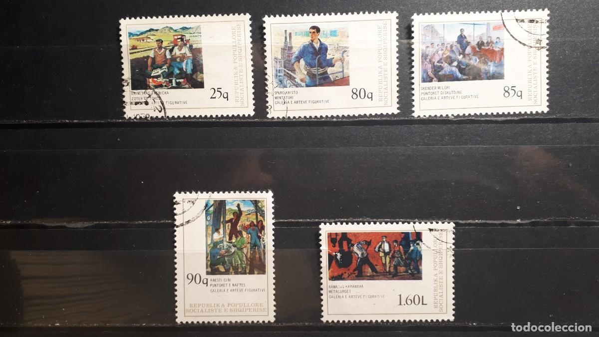 Sellos: ALBANIA . A&Ntilde;O 1978 .&deg;. YVERT 1756/60