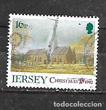 Sellos: 1992: JERSEY Navidad - Trinity (usado)