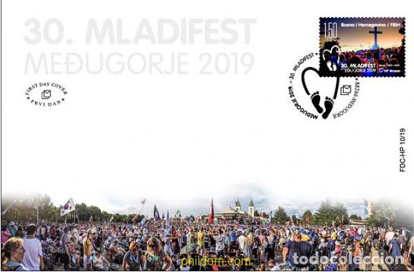 Sellos: 612319 MNH BOSNIA-HERZEGOVINA. Adm Croata 2019 MEDUGORJE - 30&ordm; FESTIVAL JUVENIL