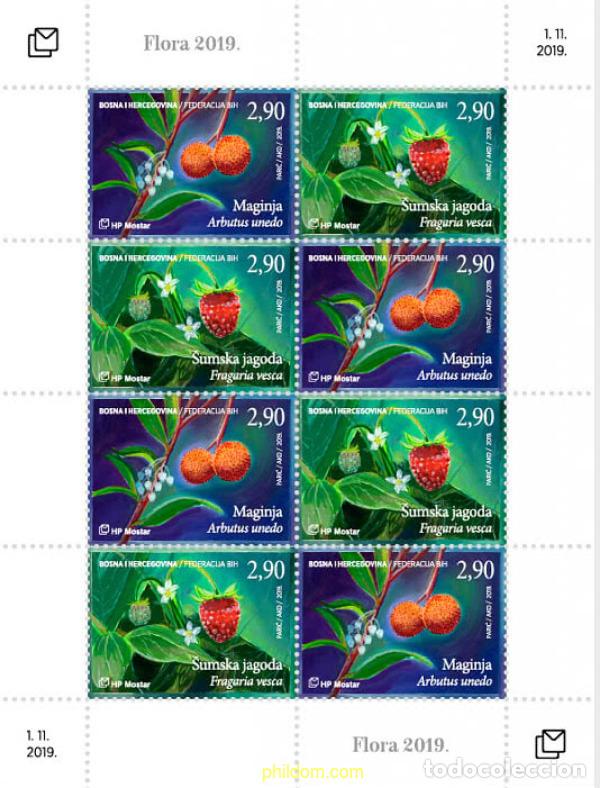 Sellos: 619982 MNH BOSNIA-HERZEGOVINA. Adm Croata 2019 FLORA