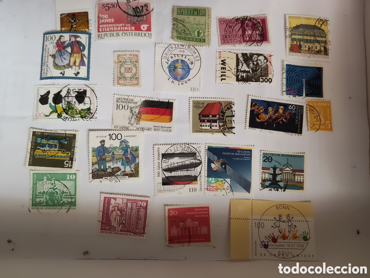 Sellos: 24 Sellos variados del mundo