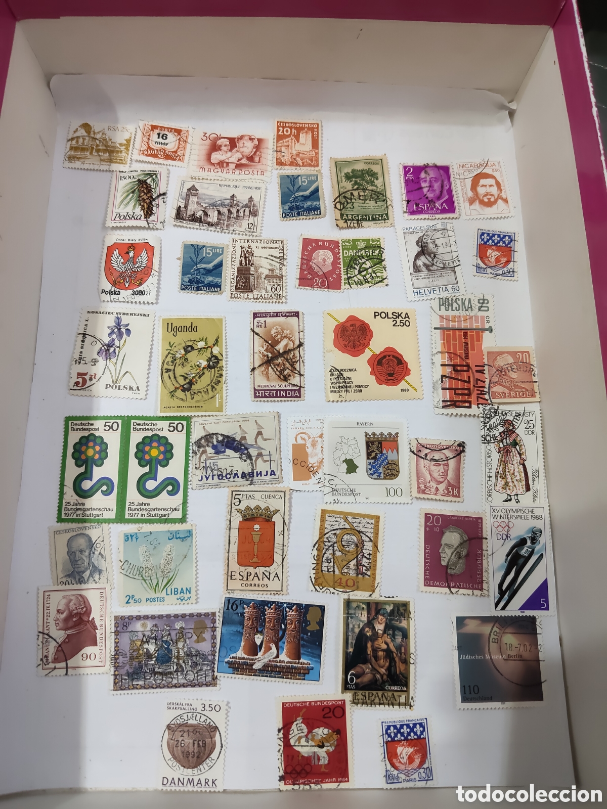 Sellos: 44 Sellos variados del mundo
