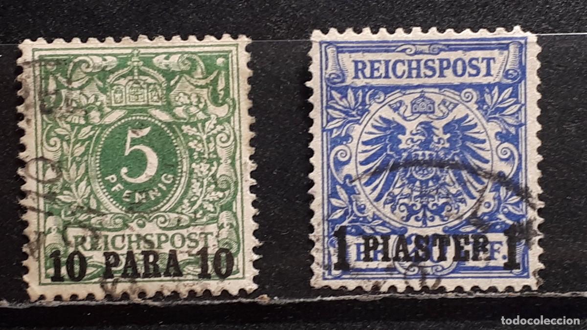 Sellos: ALEMANIA LEVANTE TURCO. &deg;. A CATALOGAR