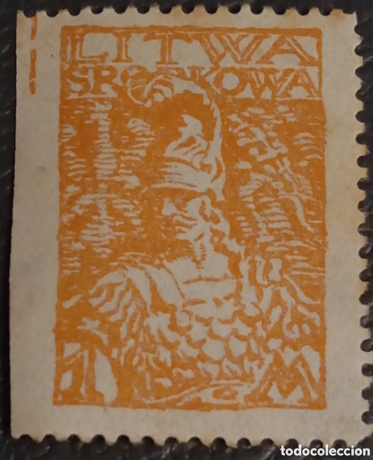 Sellos: Lituania Central 1920 - San Mauricio 1 M Naranja - Michel Nr. 15 MNH