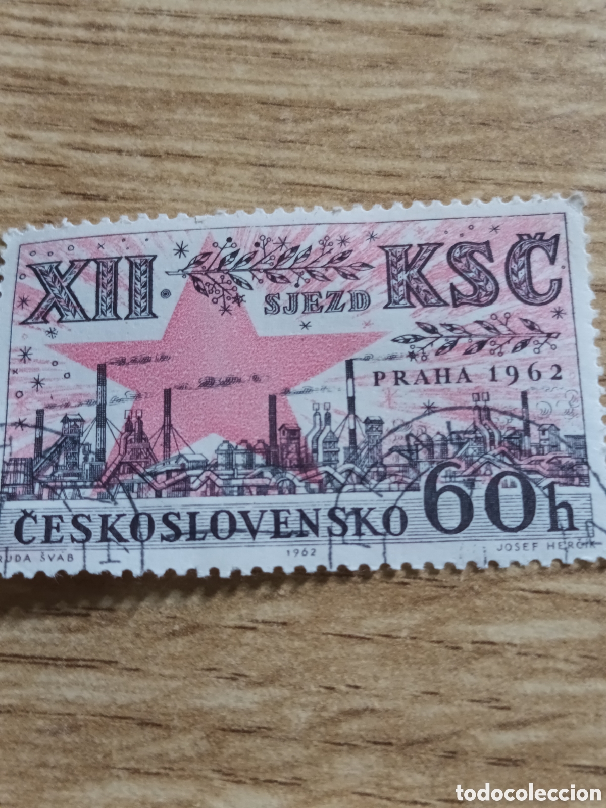 Sellos: SELLO CHECOSLOVAQUIA A&Ntilde;O 1962