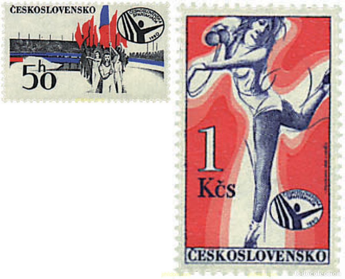 Sellos: 63767 MNH CHECOSLOVAQUIA 1980 SPARTAKIADAS NACIONALES