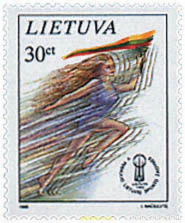Sellos: 61432 MNH LITUANIA 1995 5 JUEGOS DEPORTIVOS MUNDIALES DE LITUANIA