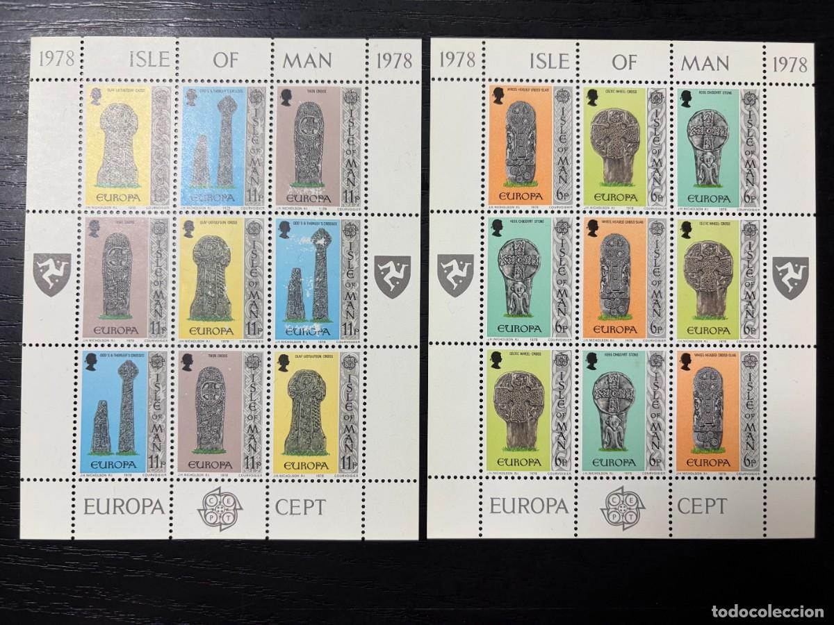 Sellos: ISLA DE MAN, 1978. YVERT HB 120/125. EUROPA CEPT. ARQUEOLOG&Iacute;A. NUEVOS. SIN FIJASELLOS
