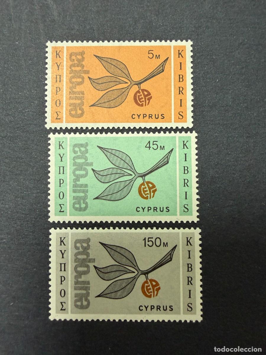Sellos: CHIPRE, 1965. YVERT 250/252. TEMA EUROPA CEPT. NUEVOS. SIN FIJASELLOS