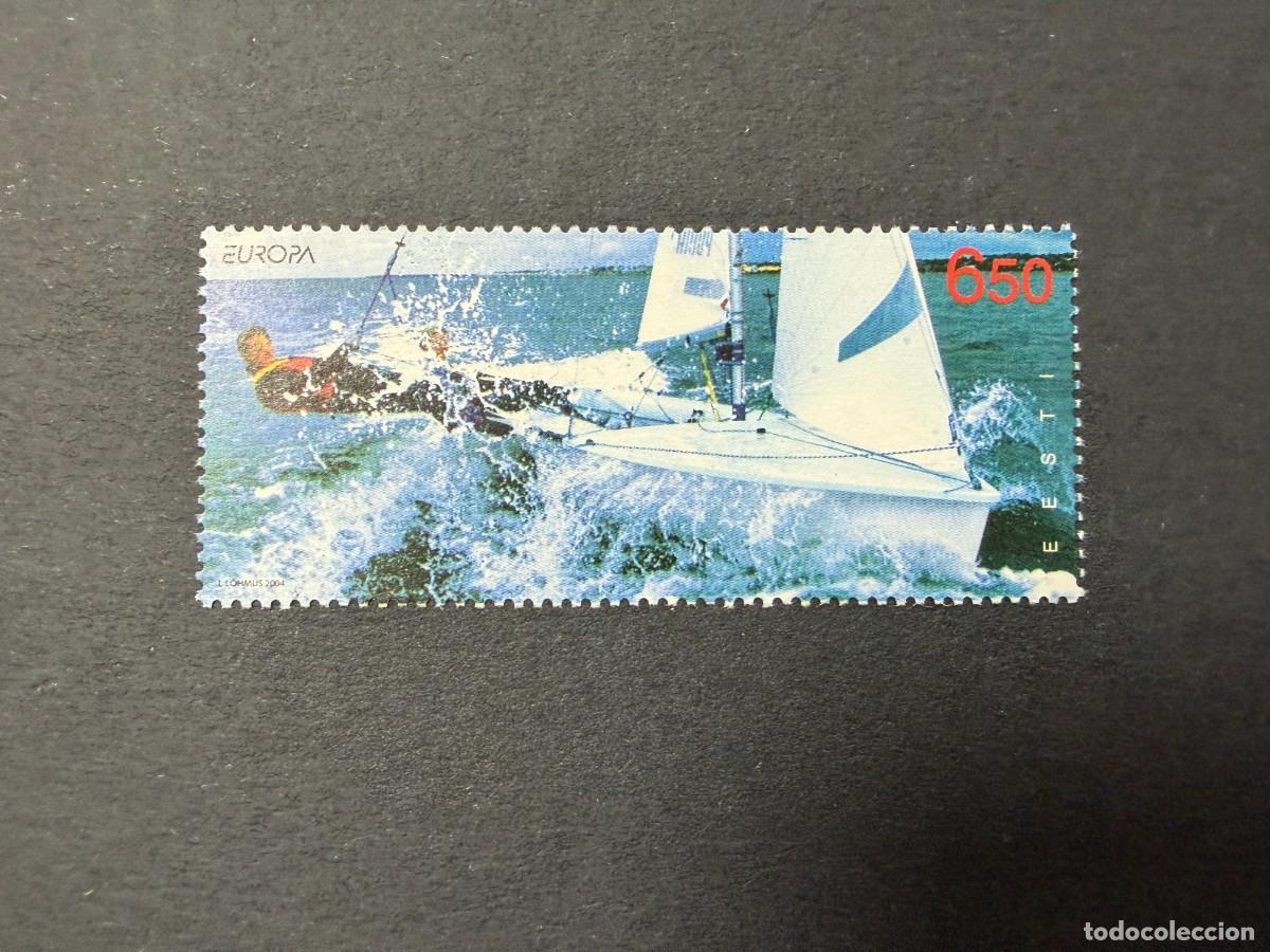 Sellos: ESTONIA, 2004. YVERT 466. EUROPA CEPT. SERIE COMPLETA. NUEVOS. SIN FIJASELLOS