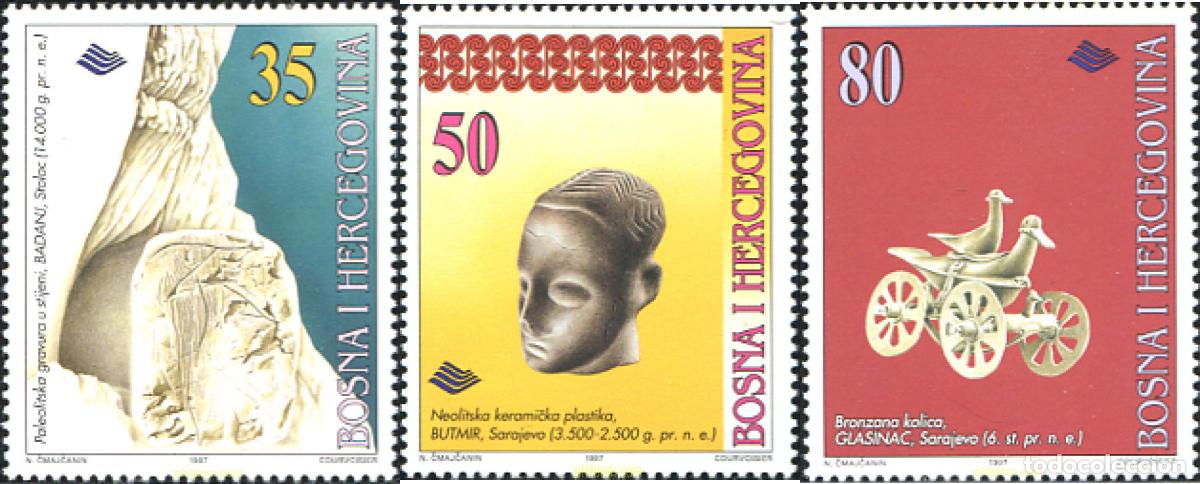 Sellos: 113834 MNH BOSNIA-HERZEGOVINA 1997 LA BOSNIA PREHISTORICA