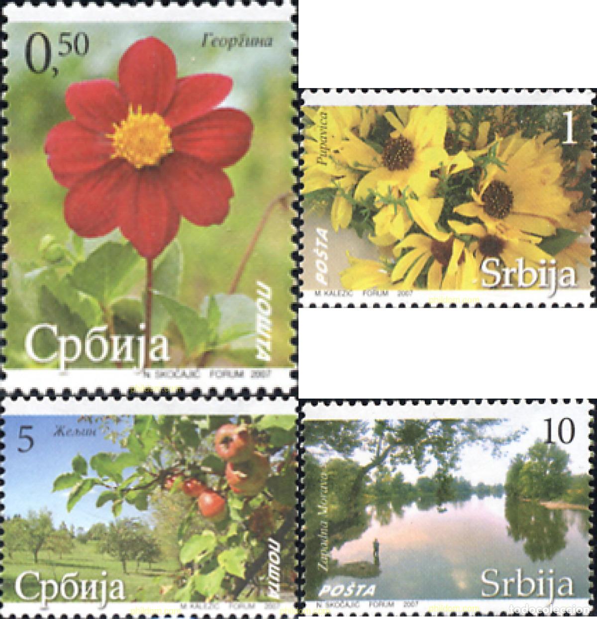 Sellos: 238476 MNH SERBIA 2007 FLORA