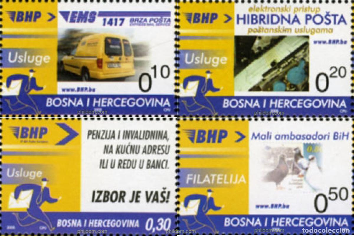 Sellos: 185649 MNH BOSNIA-HERZEGOVINA 2005 SERVICIO POSTAL
