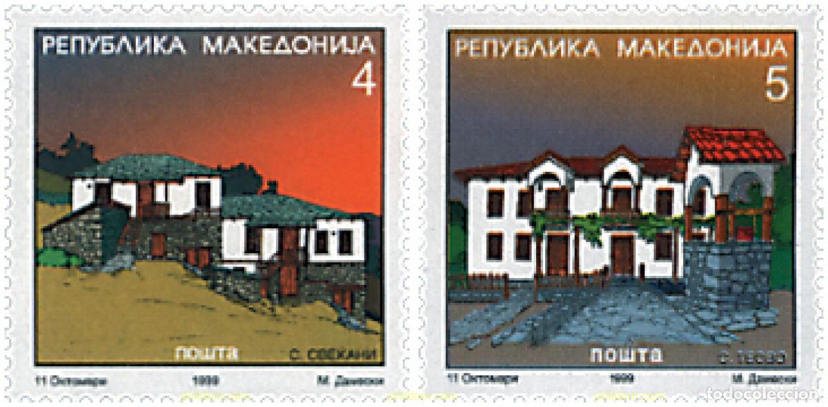Sellos: 68750 MNH MACEDONIA 1999 ARQUITECTURA