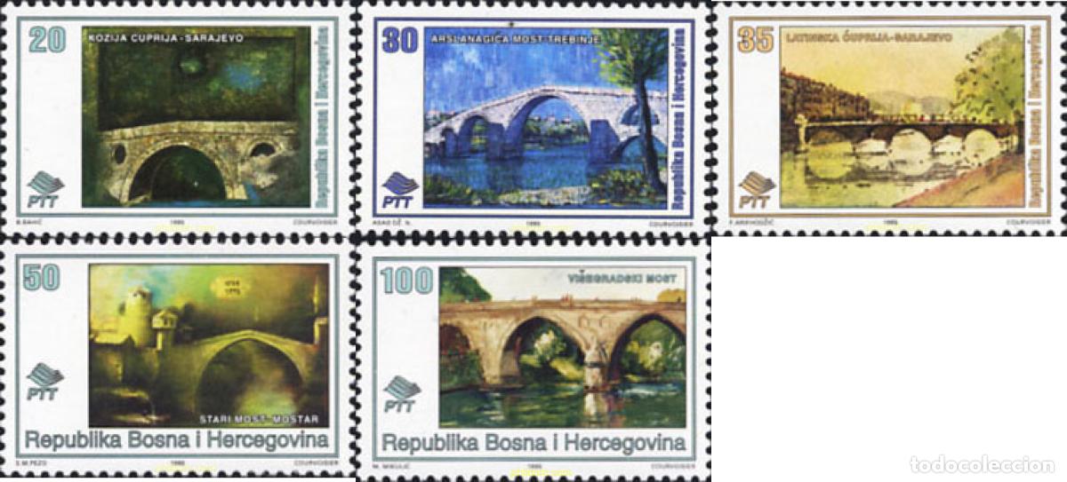 Sellos: 113867 MNH BOSNIA-HERZEGOVINA 1995 PUENTES