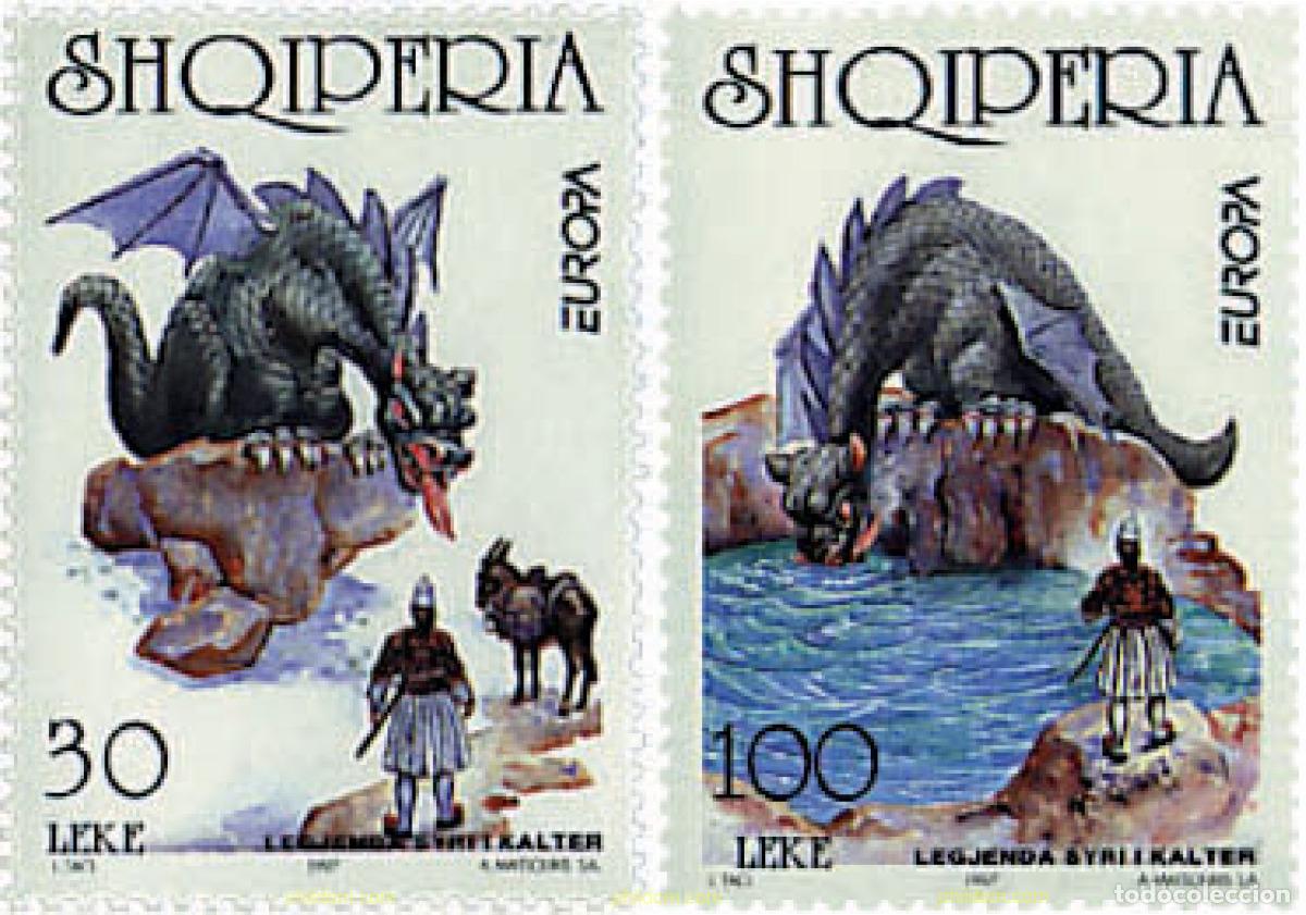 Sellos: 78693 MNH ALBANIA 1997 EUROPA CEPT. CUENTOS Y LEYENDAS