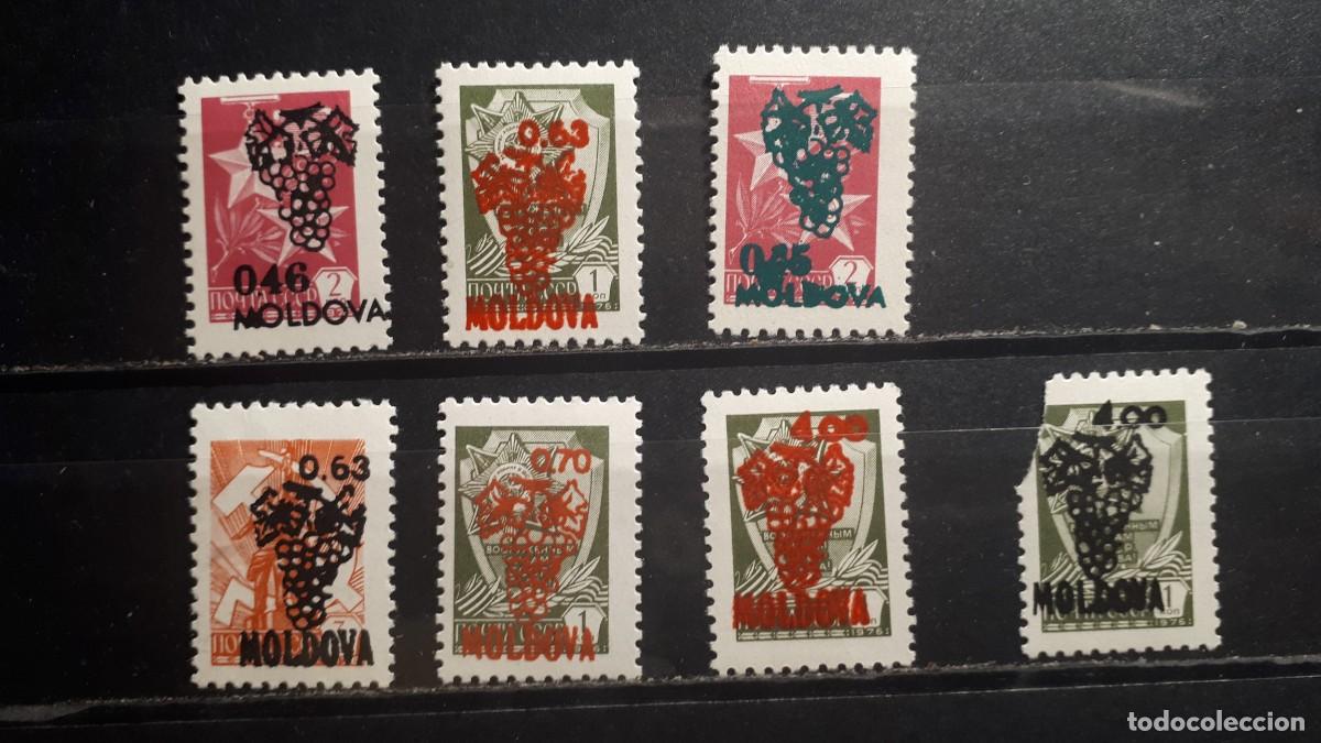 Sellos: MOLDAVIA .- A&ntilde;o.- 1992 **. YVERT 38/42A