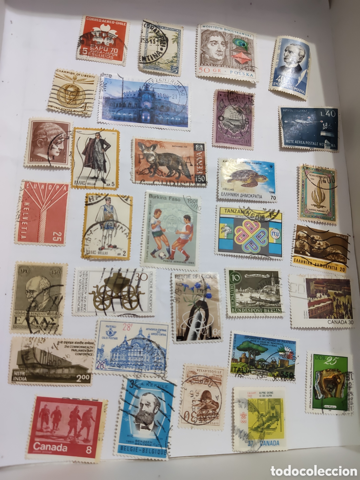 Sellos: 31 Sellos del mundo variados