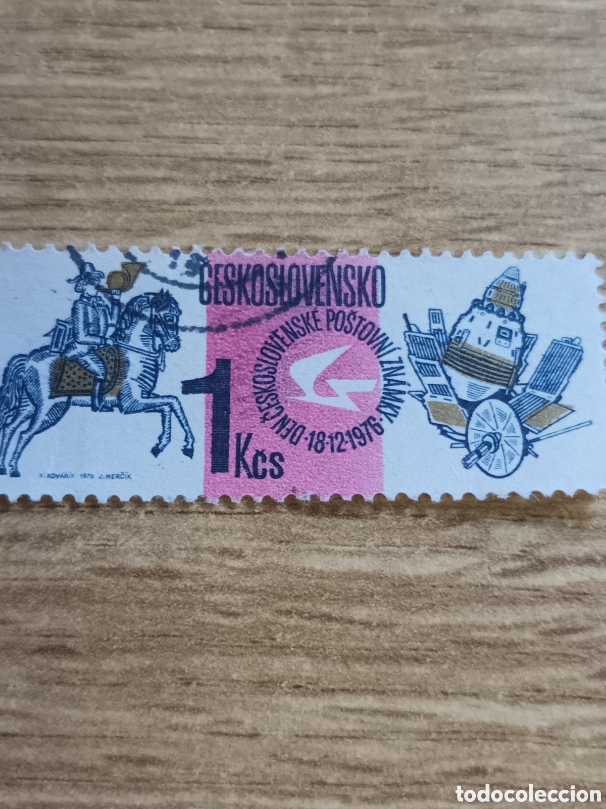 Sellos: SELLO DE CHECOSLOVAQUIA EMITIDO EN 1976