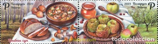 Sellos: 787330 MNH BIELORRUSIA 2023 GASTRONOMIA. PLATOS BIELORRUSOS
