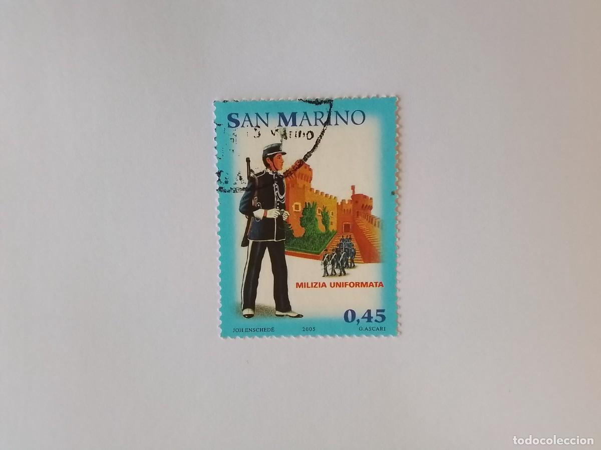 Sellos: A&Ntilde;O 2005 SAN MARINO SELLO USADO