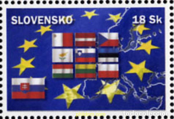Sellos: 145626 MNH ESLOVAQUIA 2004 AMPLIACION DE LA UNION EUROPEA