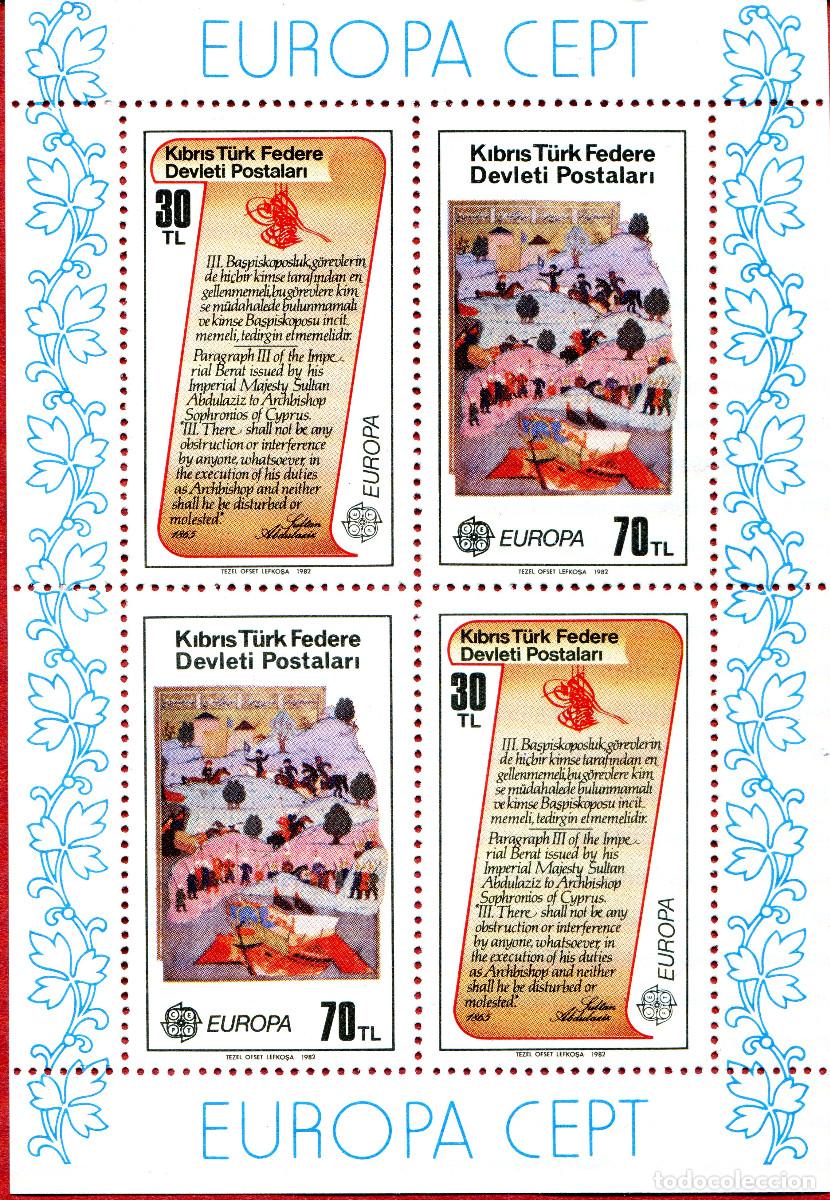 Sellos: CHIPRE DEL NORTE 1982 STAMP MICHEL TR-NC BL3
