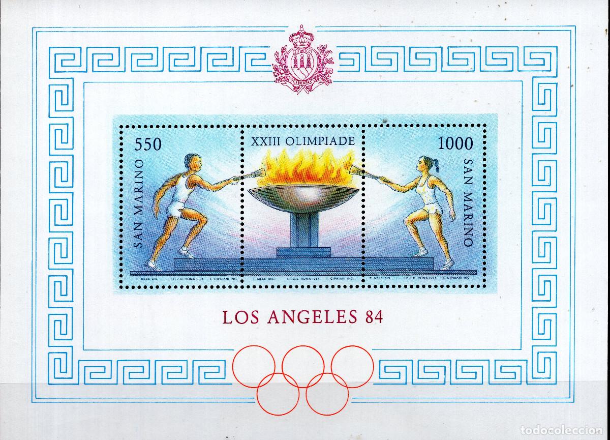 Sellos: SAN MARINO 1984 STAMP MICHEL SM BL9