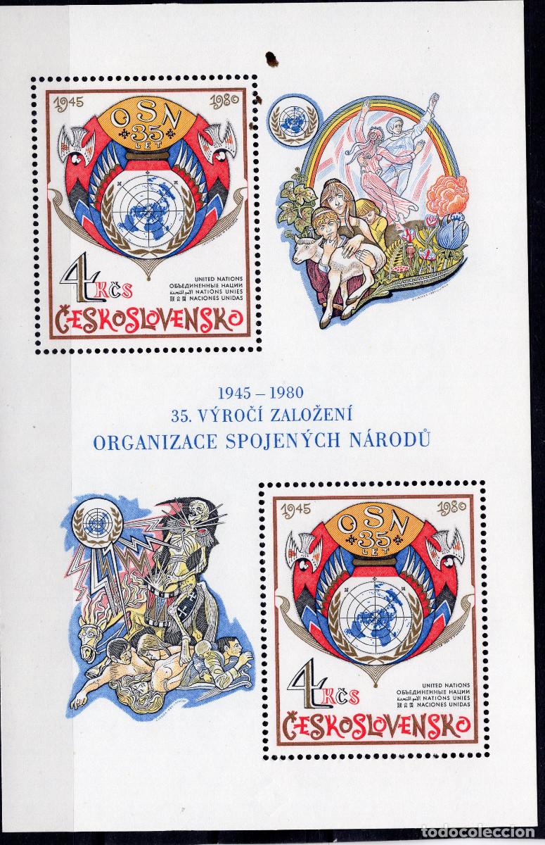 Sellos: CHECOESLOVAQUIA 1980 STAMP MICHEL CS BL41