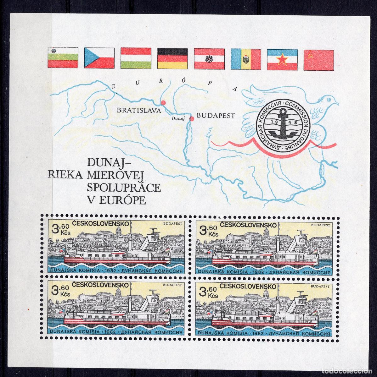 Sellos: CHECOESLOVAQUIA 1982 STAMP MICHEL CS BL51